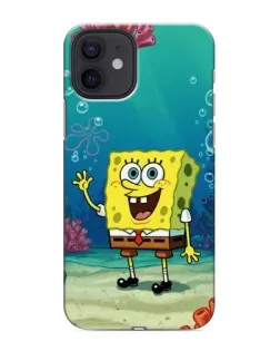 Чехол для iPhone 12 mini с картинкой «Подводный привет»
