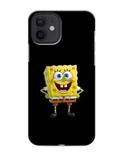 Чехол для iPhone 12 mini с картинкой «Классический Губка Боб»