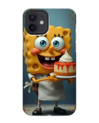 Чехол для iPhone 12 mini с картинкой «Повар Спанч Боб» Чехол для iPhone 12 mini с картинкой «Повар Спанч Боб»