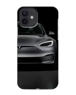Чехол для iPhone 12 mini с картинкой «Tesla Model S Look»