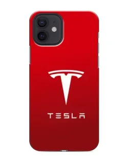 Чехол для iPhone 12 mini с картинкой «Tesla Red Classic»