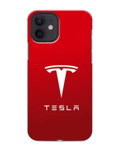 Чехол для iPhone 12 mini с картинкой «Tesla Red Classic»