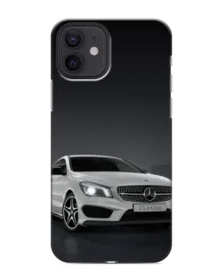 Чехол для iPhone 12 mini с картинкой «Mercedes AMG GT Silver»