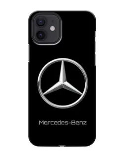 Чехол для iPhone 12 mini с картинкой «Mercedes Silver Logo»