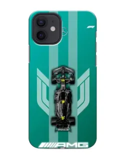 Чехол для iPhone 12 mini с картинкой «Mercedes AMG Petronas»
