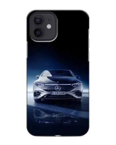Чехол для iPhone 12 mini с картинкой «Ночной Mercedes EQ» Чехол для iPhone 12 mini с картинкой «Ночной Mercedes EQ»