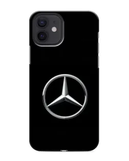 Чехол для iPhone 12 mini с картинкой «Mercedes классический лого»