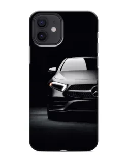 Чехол для iPhone 12 mini с картинкой «Свет фар Mercedes»
