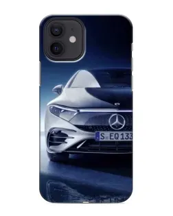 Чехол для iPhone 12 mini с картинкой «Mercedes EQ — будущее»