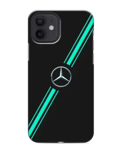 Чехол для iPhone 12 mini с картинкой «Спортивные линии Mercedes» Чехол для iPhone 12 mini с картинкой «Спортивные линии Mercedes»