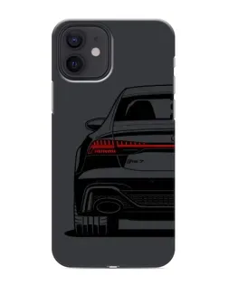 Чехол для iPhone 12 mini с картинкой «Задняя часть Audi — арт»