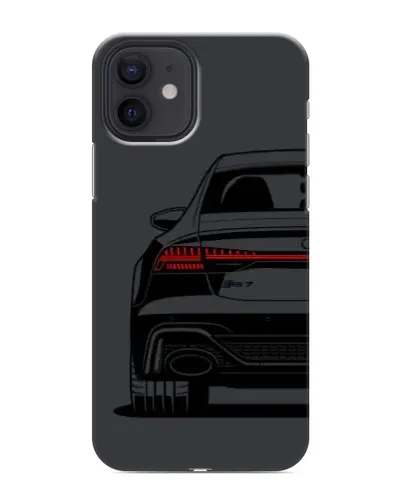 Чехол для iPhone 12 mini с картинкой «Задняя часть Audi — арт»