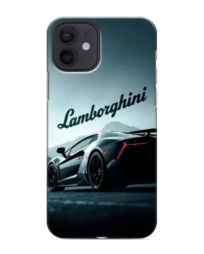 Чохол для iPhone 12 mini з картинкою «Класичний Lamborghini надпис»