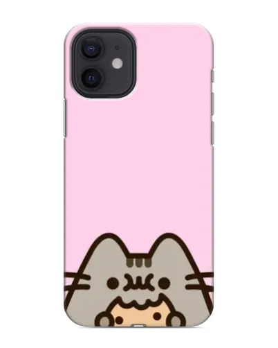Чехол для iPhone 12 mini с картинкой «Pusheen и печенье» Чехол для iPhone 12 mini с картинкой «Pusheen и печенье»