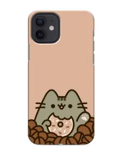 Чехол для iPhone 12 mini с картинкой «Кофейный Пушин»
