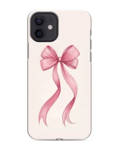 Чехол для iPhone 12 mini с картинкой «Розовый бант»