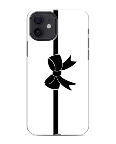 Чехол для iPhone 12 mini с картинкой «Вертикальный бант»