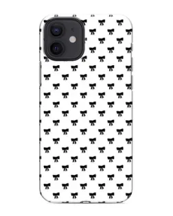 Чехол для iPhone 12 mini с картинкой «Мини-бантики»