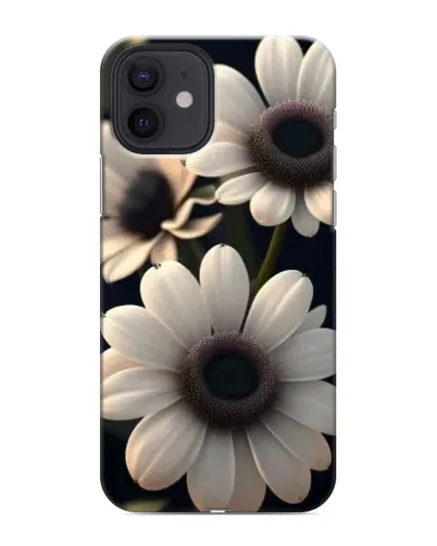 Чехол для iPhone 12 mini с картинкой «Белые маргаритки макро» Чехол для iPhone 12 mini с картинкой «Белые маргаритки макро»