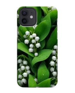 Чехол для iPhone 12 mini с картинкой «Ландыши в зелени» Чехол для iPhone 12 mini с картинкой «Ландыши в зелени»