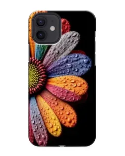 Чехол для iPhone 12 mini с картинкой «Радужный цветок» Чехол для iPhone 12 mini с картинкой «Радужный цветок»