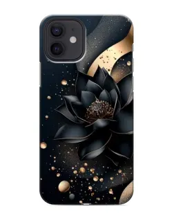 Чехол для iPhone 12 mini с картинкой «Черный лотос» Чехол для iPhone 12 mini с картинкой «Черный лотос»