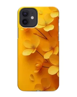 Чехол для iPhone 12 mini с картинкой «Золотые лепестки» Чехол для iPhone 12 mini с картинкой «Золотые лепестки»