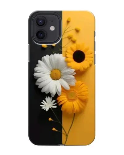 Чехол для iPhone 12 mini с картинкой «Подсолнух и ромашка» Чехол для iPhone 12 mini с картинкой «Подсолнух и ромашка»