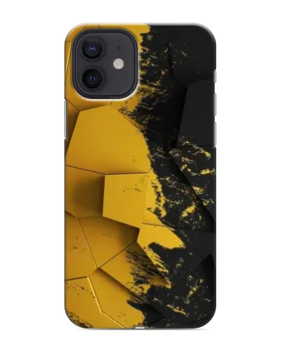 Чехол для iPhone 12 mini с картинкой «Золотые осколки геометрии» Чехол для iPhone 12 mini с картинкой «Золотые осколки геометрии»