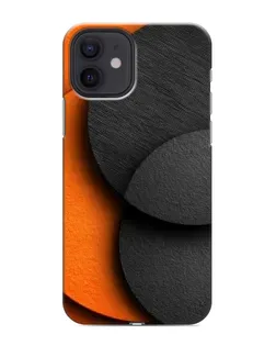 Чехол для iPhone 12 mini с картинкой «Геометрия оранжевых кругов» Чехол для iPhone 12 mini с картинкой «Геометрия оранжевых кругов»