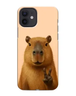 Чохол для iPhone 12 mini з картинкою «Капібара вікторія» Чохол для iPhone 12 mini з картинкою «Капібара вікторія»