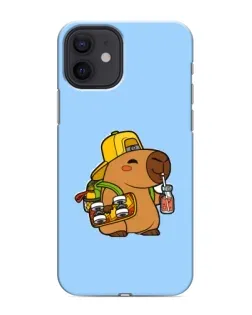 Чохол для iPhone 12 mini з картинкою «Капібара на скейті» Чохол для iPhone 12 mini з картинкою «Капібара на скейті»