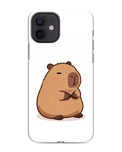 Чохол для iPhone 12 mini з картинкою «Товстенька капібара»