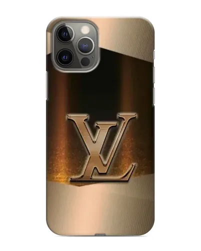Чехол для iPhone 12 Pro Max с картинкой «LV — золотое сияние» Чехол для iPhone 12 Pro Max с картинкой «LV — золотое сияние»