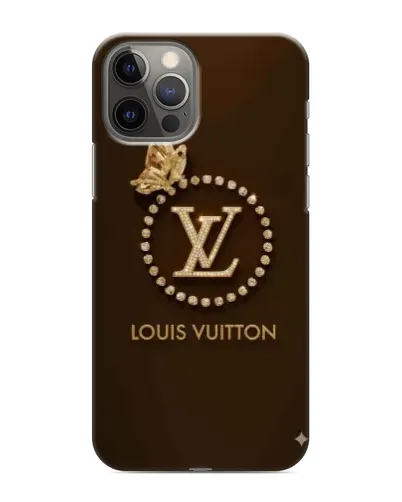 Чехол для iPhone 12 Pro Max с картинкой «LV — золотая печать» Чехол для iPhone 12 Pro Max с картинкой «LV — золотая печать»