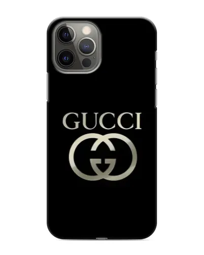 Чехол для iPhone 12 Pro Max с картинкой «Gucci — золото на черном» Чехол для iPhone 12 Pro Max с картинкой «Gucci — золото на черном»