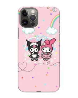 Чехол для iPhone 12 Pro Max с картинкой «My Melody и Kuromi»