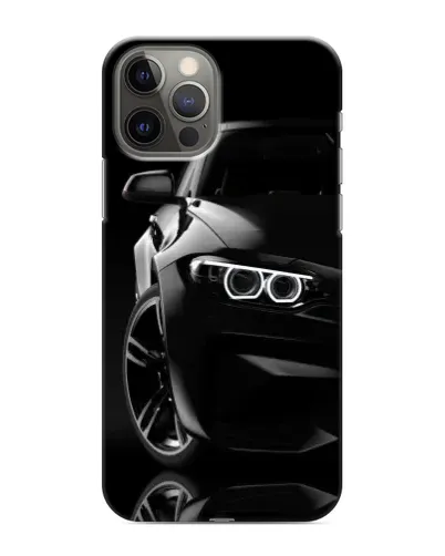 Чехол для iPhone 12 Pro Max с картинкой «Черная BMW — профиль» Чехол для iPhone 12 Pro Max с картинкой «Черная BMW — профиль»