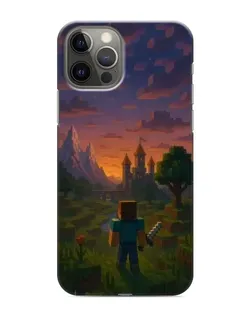 Чохол для iPhone 12 Pro Max з картинкою «Стів біля вежі» Чохол для iPhone 12 Pro Max з картинкою «Стів біля вежі»