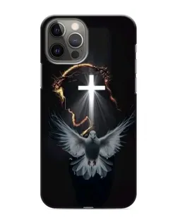 Чехол для iPhone 12 Pro Max с картинкой «Голубь и Свет»