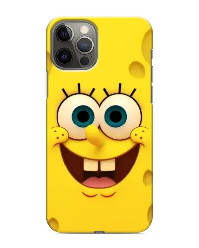 Чехол для iPhone 12 Pro Max с картинкой «Губка Боб улыбка»