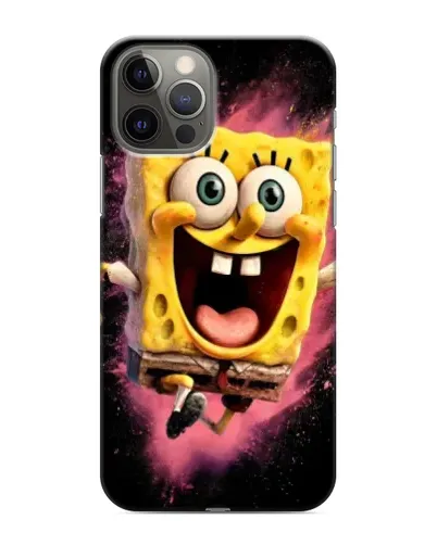 Чехол для iPhone 12 Pro Max с картинкой «Взрывной Спанч Боб»