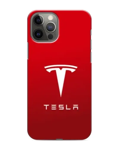 Чохол для iPhone 12 Pro Max з картинкою «Tesla Red Classic»