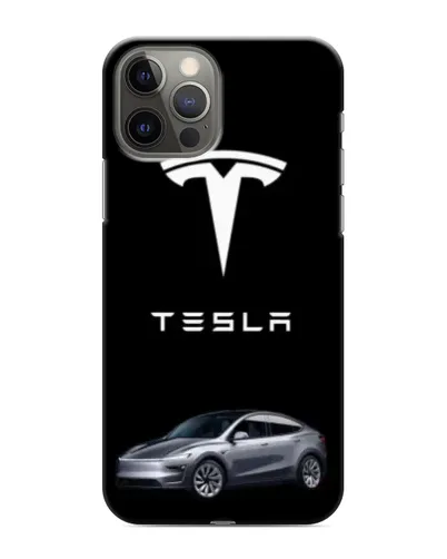 Чохол для iPhone 12 Pro Max з картинкою «Tesla Model Y»