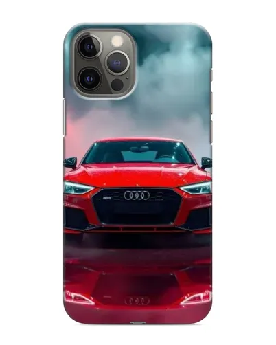 Чохол для iPhone 12 Pro Max з картинкою «Audi RS — червоний стиль»