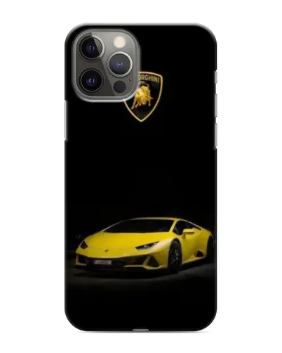 Чехол для iPhone 12 Pro Max с картинкой «Lamborghini желтый акцент» Чехол для iPhone 12 Pro Max с картинкой «Lamborghini желтый акцент»