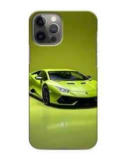 Чехол для iPhone 12 Pro Max с картинкой «Салатовый Lamborghini Huracan» Чехол для iPhone 12 Pro Max с картинкой «Салатовый Lamborghini Huracan»