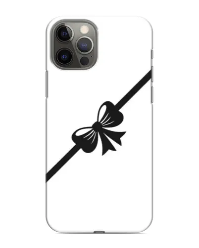 Чохол для iPhone 12 Pro Max з картинкою «Діагональний бант» Чохол для iPhone 12 Pro Max з картинкою «Діагональний бант»