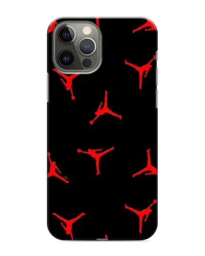 Чехол для iPhone 12 Pro с картинкой «Jordan Red Pattern»