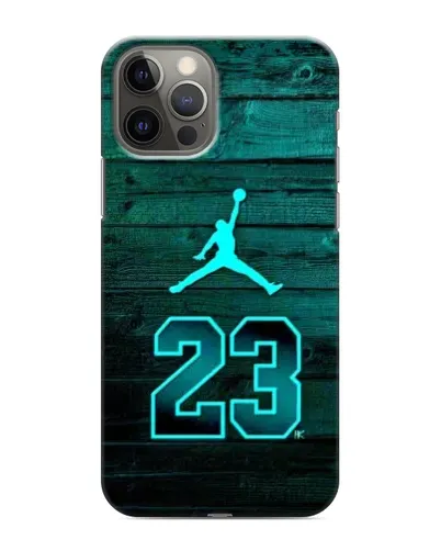 Чехол для iPhone 12 Pro с картинкой «Jordan Cyan 23»